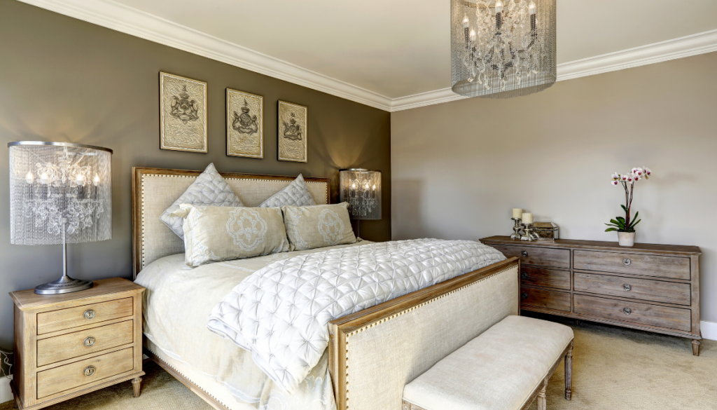 Photo of luxury bedroom. Real Estate in Germantown, WI | House to Home Realty Team