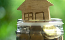 Savings plans for housing ,financial concept