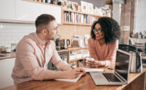 Discussing financial future